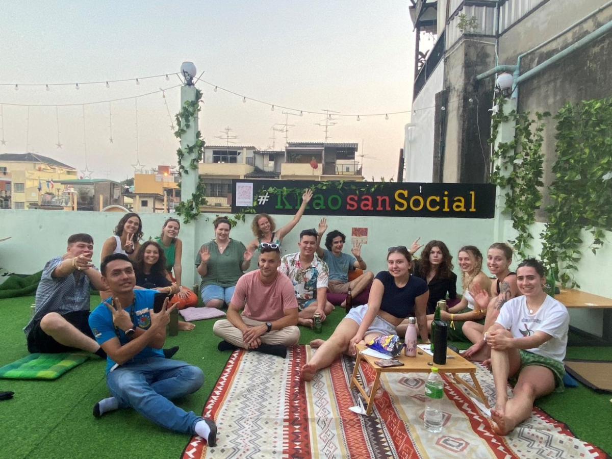 Khao San Social Capsule Hostel 방콕 외부 사진