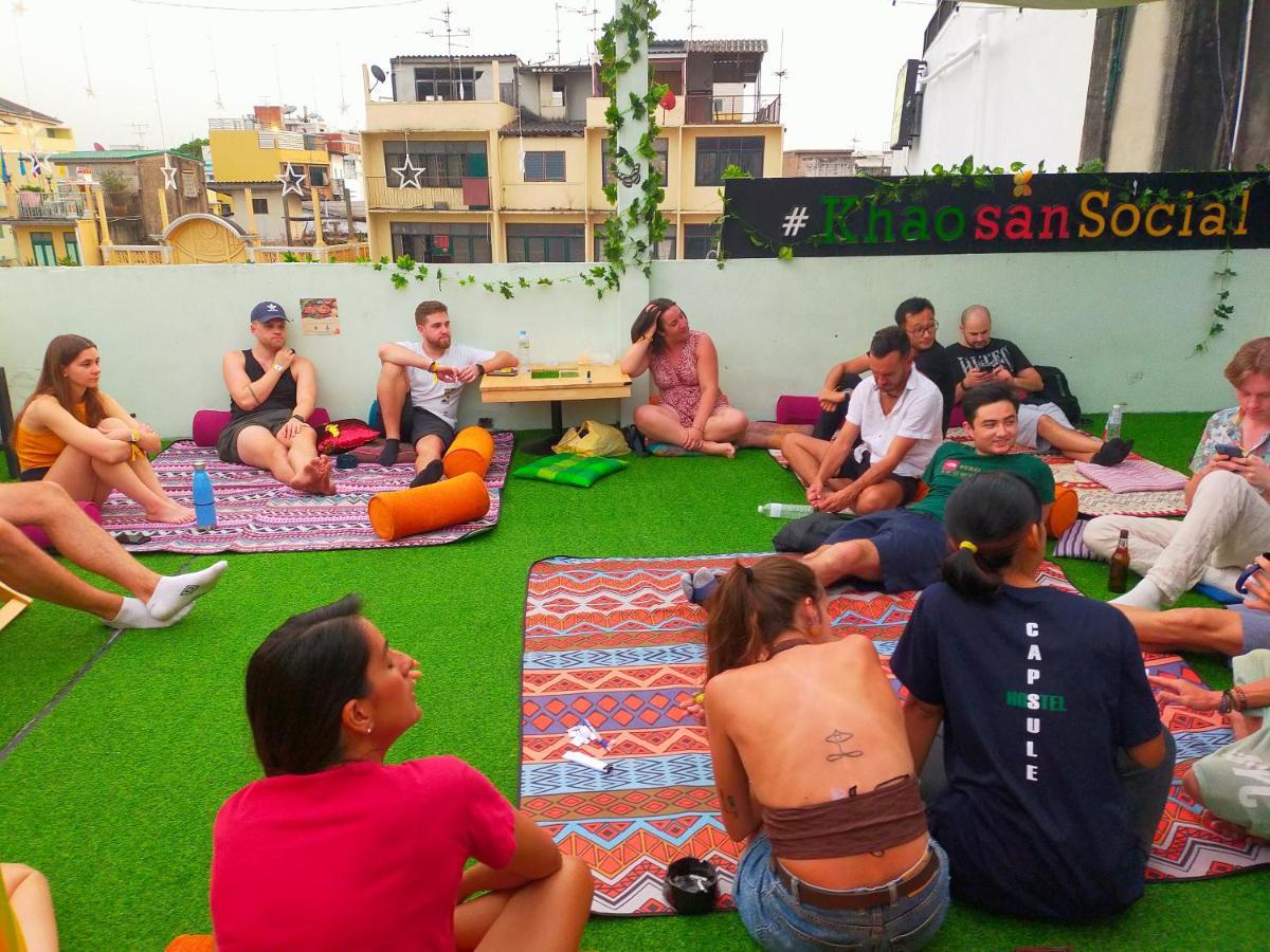 Khao San Social Capsule Hostel 방콕 외부 사진